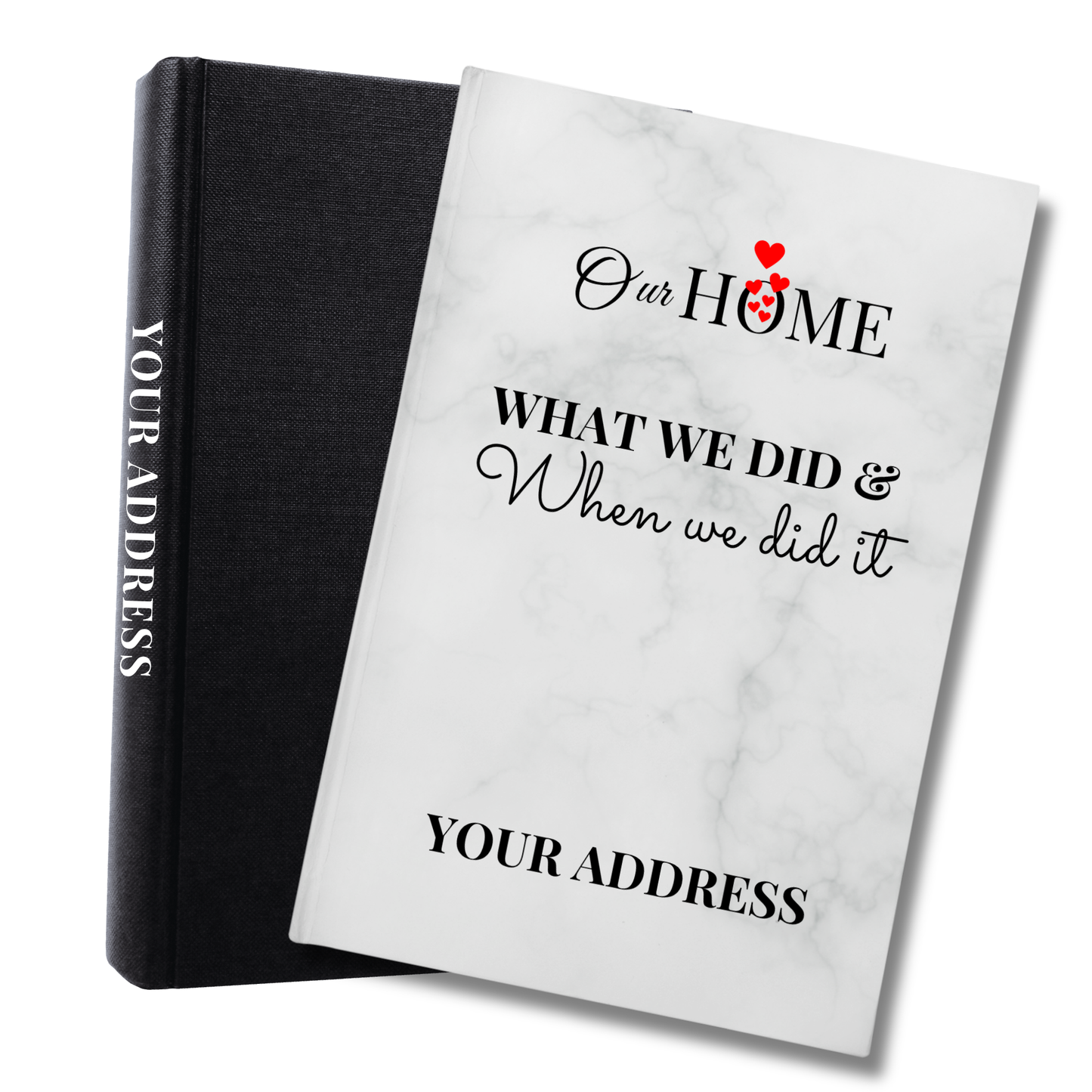 Custom Home Maintenance Log | Personalized House Project Planner, Home Repair Journal for Homeowners