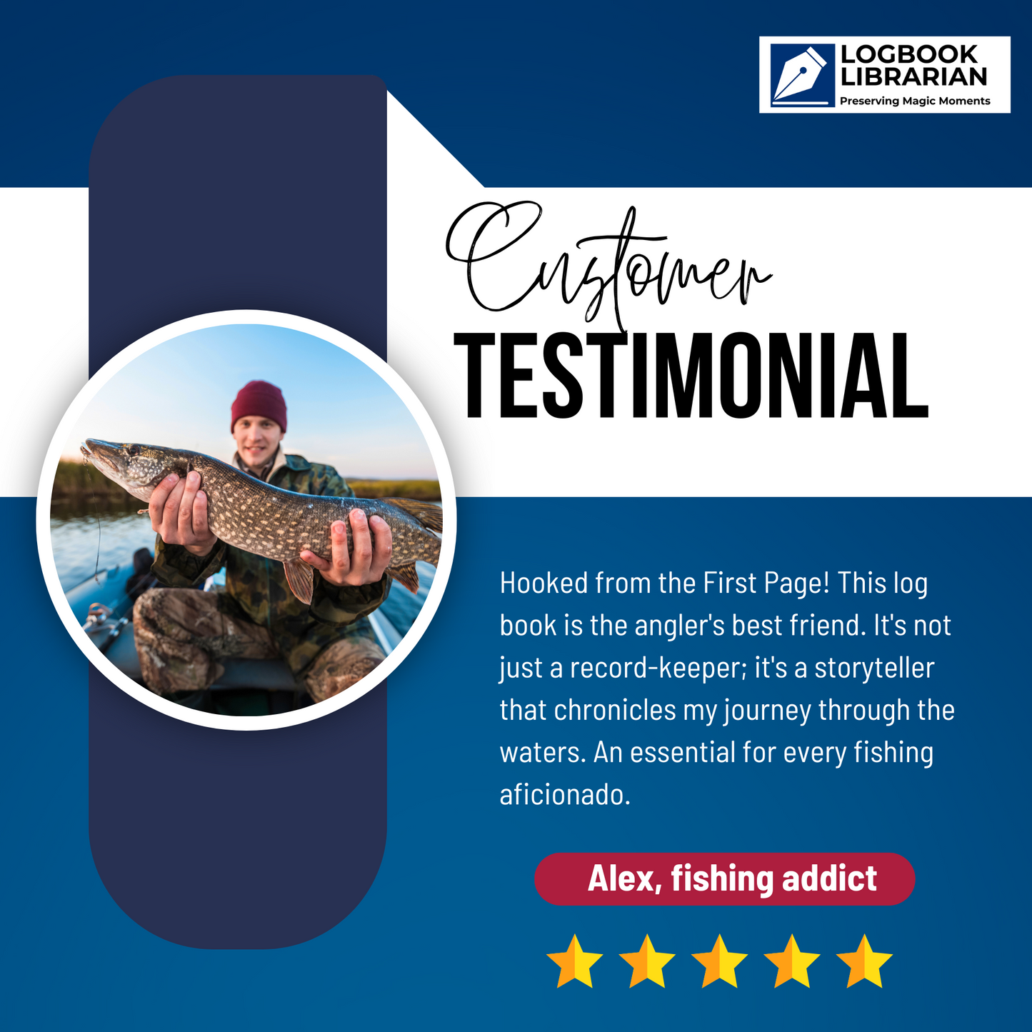 Fishing Log Angler’s log Boating fish fishing log book fly fishing book fishing journal fisherman journal fisherman gift fishing gift saltwater fishing salt water fly fishing fishing book journal fishing journal log book logbook saltwater salt water fly fishing book