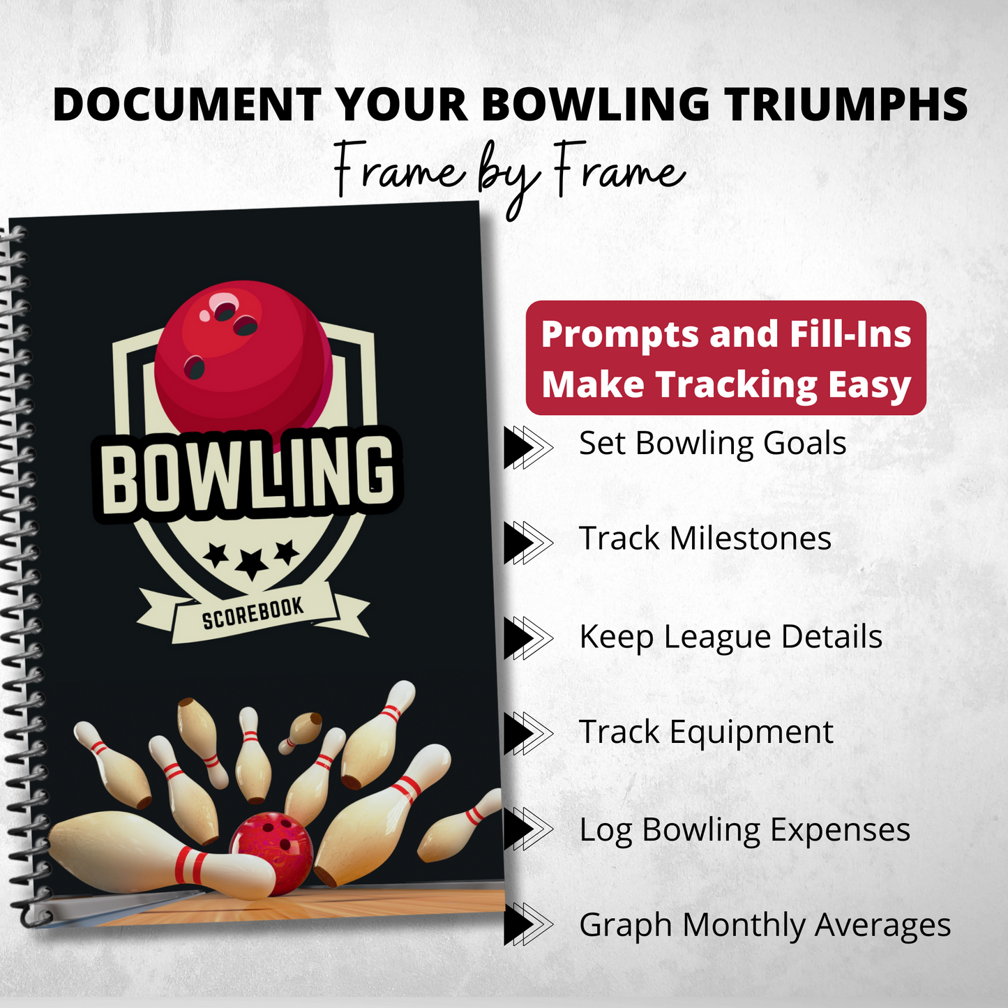 Bowling scorebook
bowling score book
bowling score sheet
bowling scoresheet
bowling log book
bowling tracker
gift for bowlers
bowling gifft