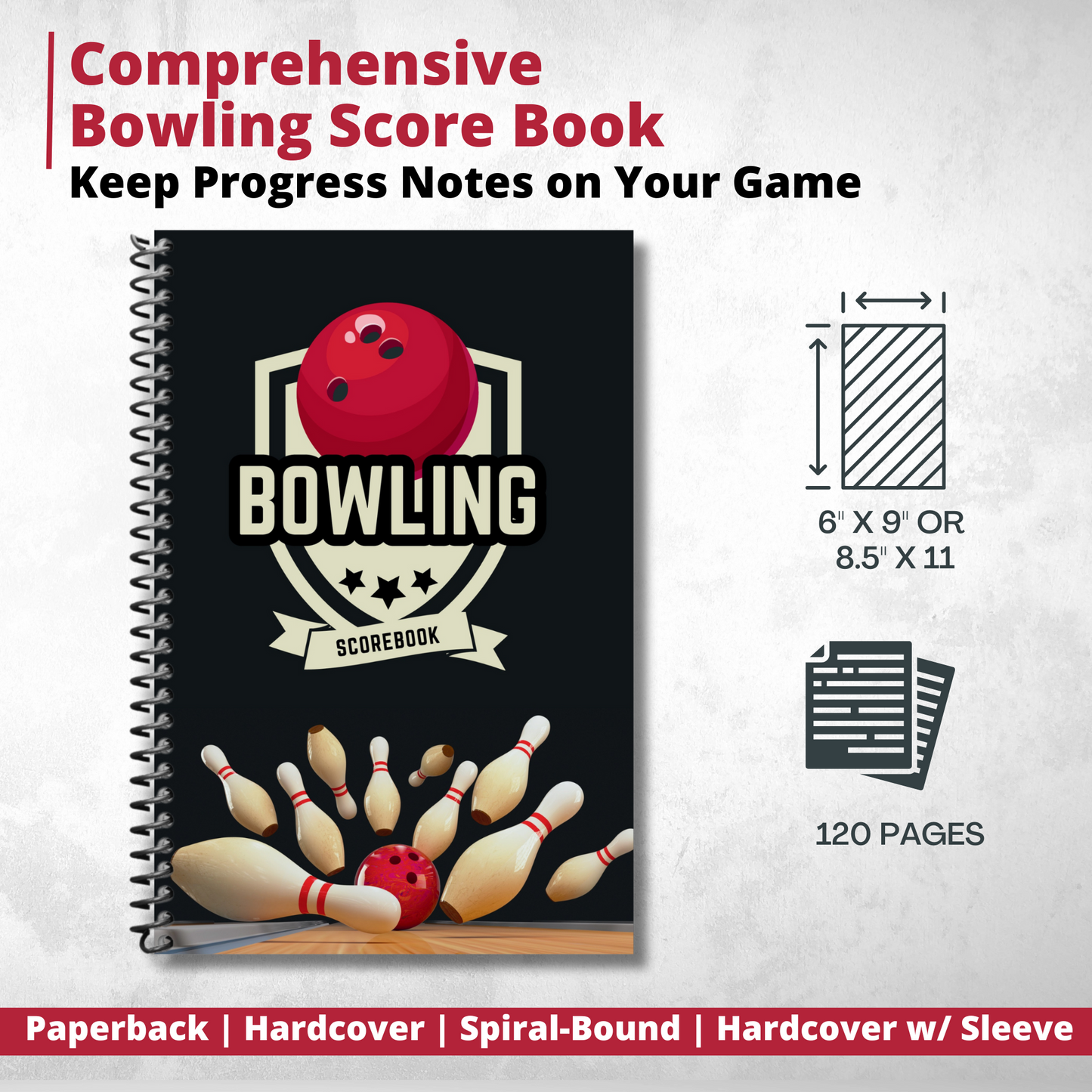 Bowling scorebook
bowling score book
bowling score sheet
bowling scoresheet
bowling log book
bowling tracker
gift for bowlers
bowling gifft