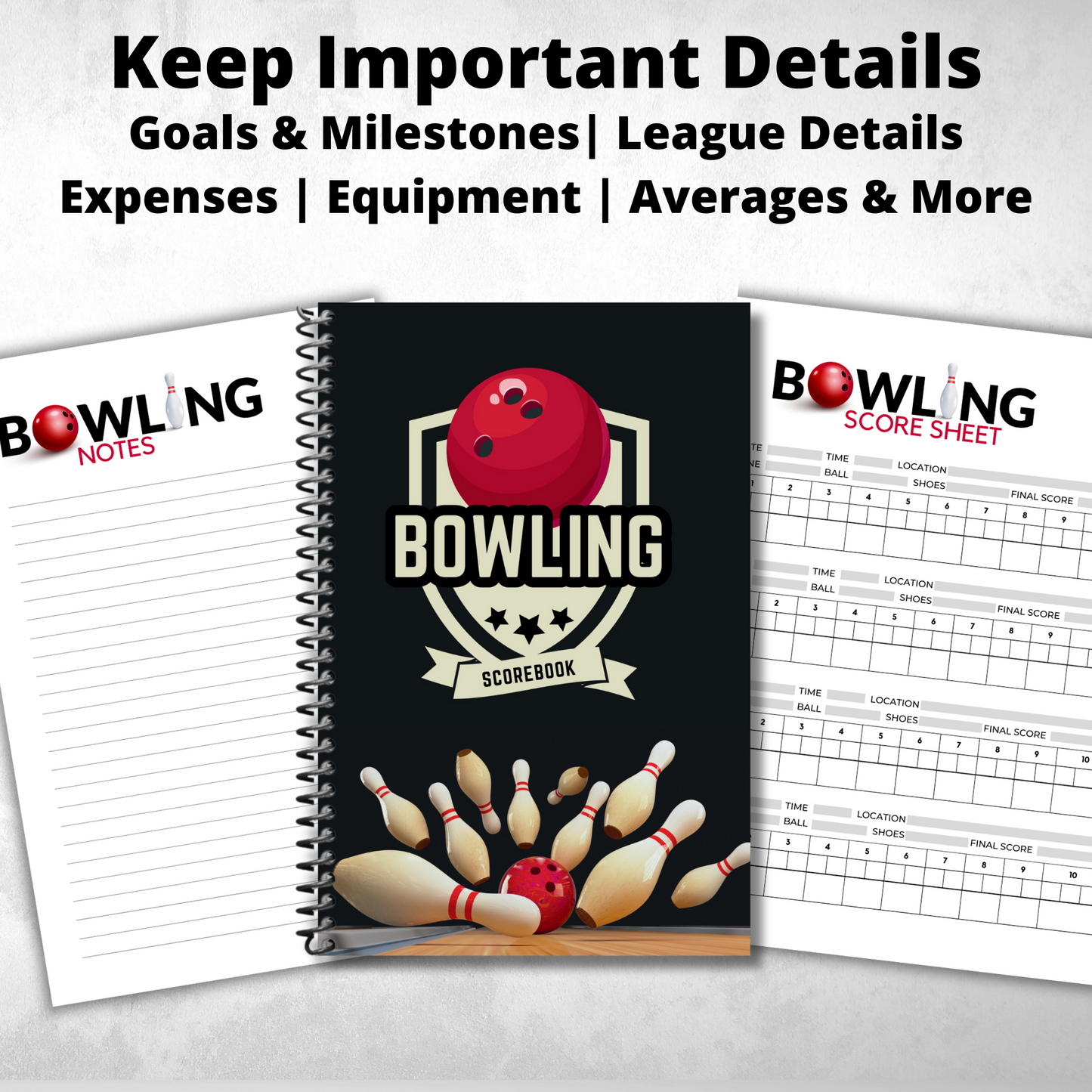 Bowling scorebook
bowling score book
bowling score sheet
bowling scoresheet
bowling log book
bowling tracker
gift for bowlers
bowling gifft