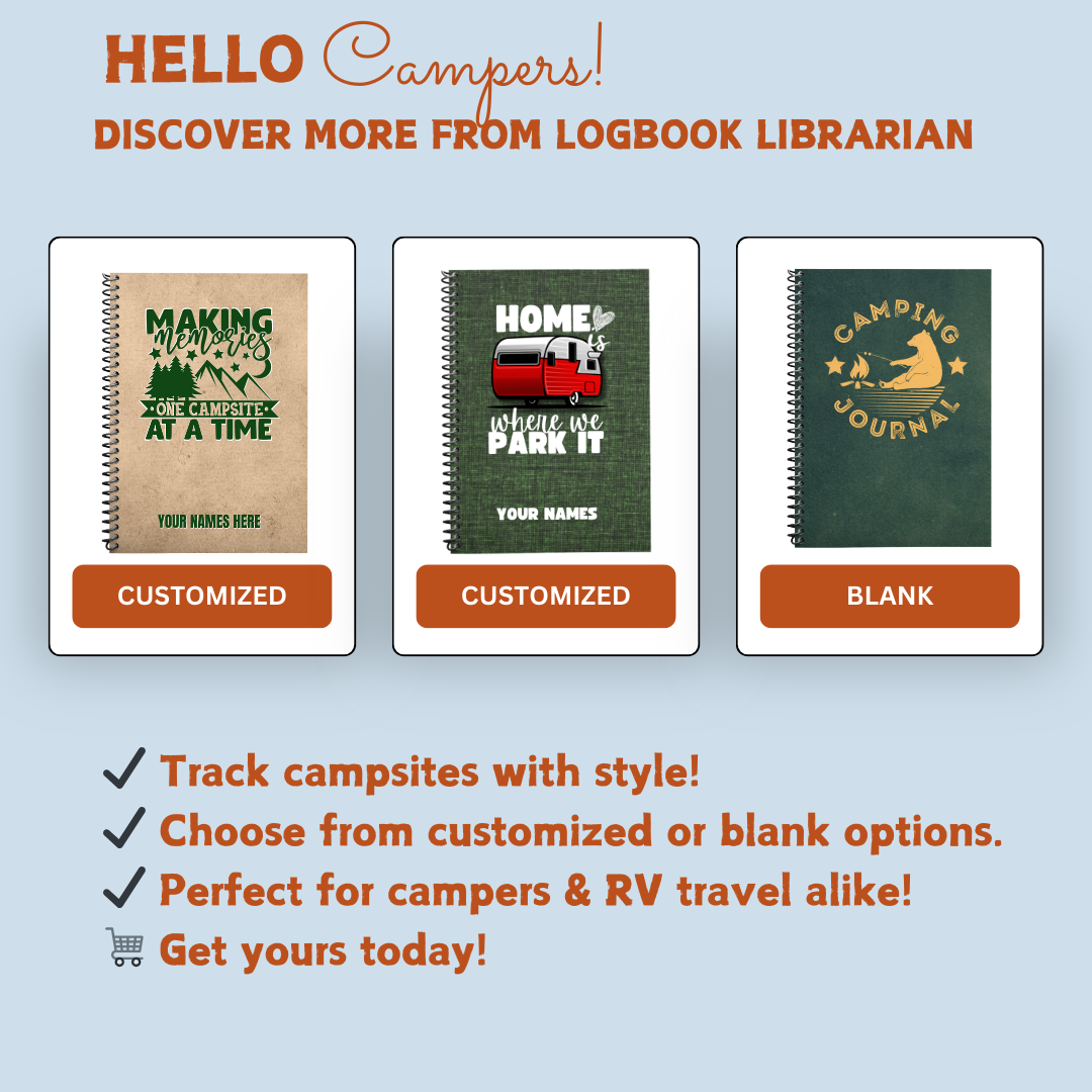 camp log
camp diary
camp journal
printable camping
digital download
camping journal
camping log
camping logbook
rv journal
rv logbook