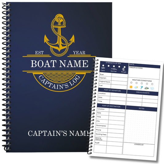 Captains Log
Boat Logbook
Nautical Diary
Boating Journal
Marine Log
Sailors Log
Yacht Logbook
Personalized Log
Boat Captain Gift
Sea Captain Log
Custom Logbook
Maritime Journal
Nautical Gift