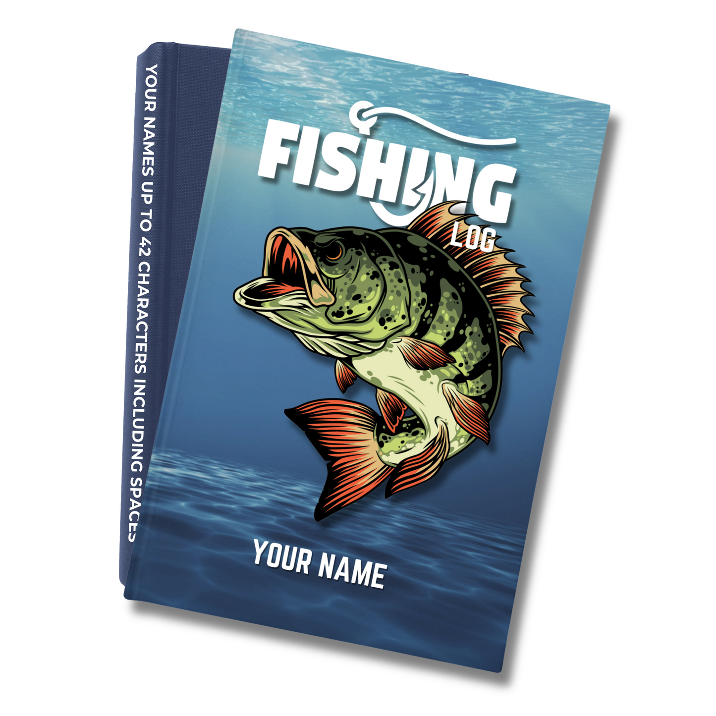 Custom Fishing Log | Fishing Logbook | Fisherman Gifts | Fish Diary