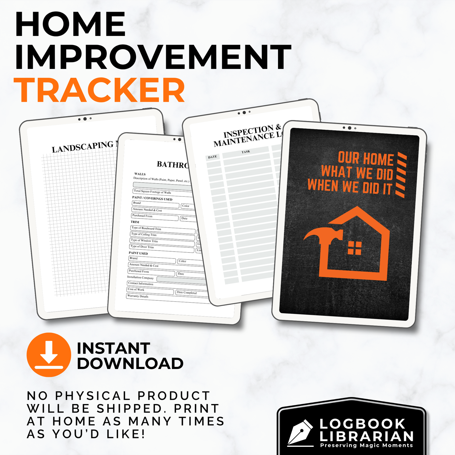 home maintenance log, home repair journal, home improvement tracker, house project planner, maintenance checklist, diy home planner, renovation planner, appliance log book, house repair tracker, track home repairs, new homeowner gift, housewarming book, real estate closing gift, spiral home log, house project log, custom home binder, home binder book, homeowner gift, new home gift, gift for homeowner, first time homeowner, household planner, appliance tracker, property maintenance, property repair tracker,