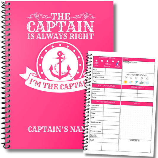 Captains Log
Boat Logbook
Nautical Diary
Boating Journal
Marine Log
Sailors Log
Yacht Logbook
Personalized Log
Boat Captain Gift
Sea Captain Log
Custom Logbook
Maritime Journal
Nautical Gift