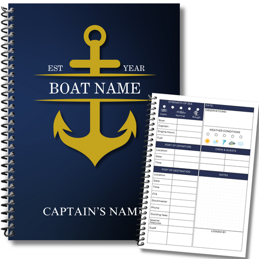 Captains Log
Boat Logbook
Nautical Diary
Boating Journal
Marine Log
Sailors Log
Yacht Logbook
Personalized Log
Boat Captain Gift
Sea Captain Log
Custom Logbook
Maritime Journal
Nautical Gift