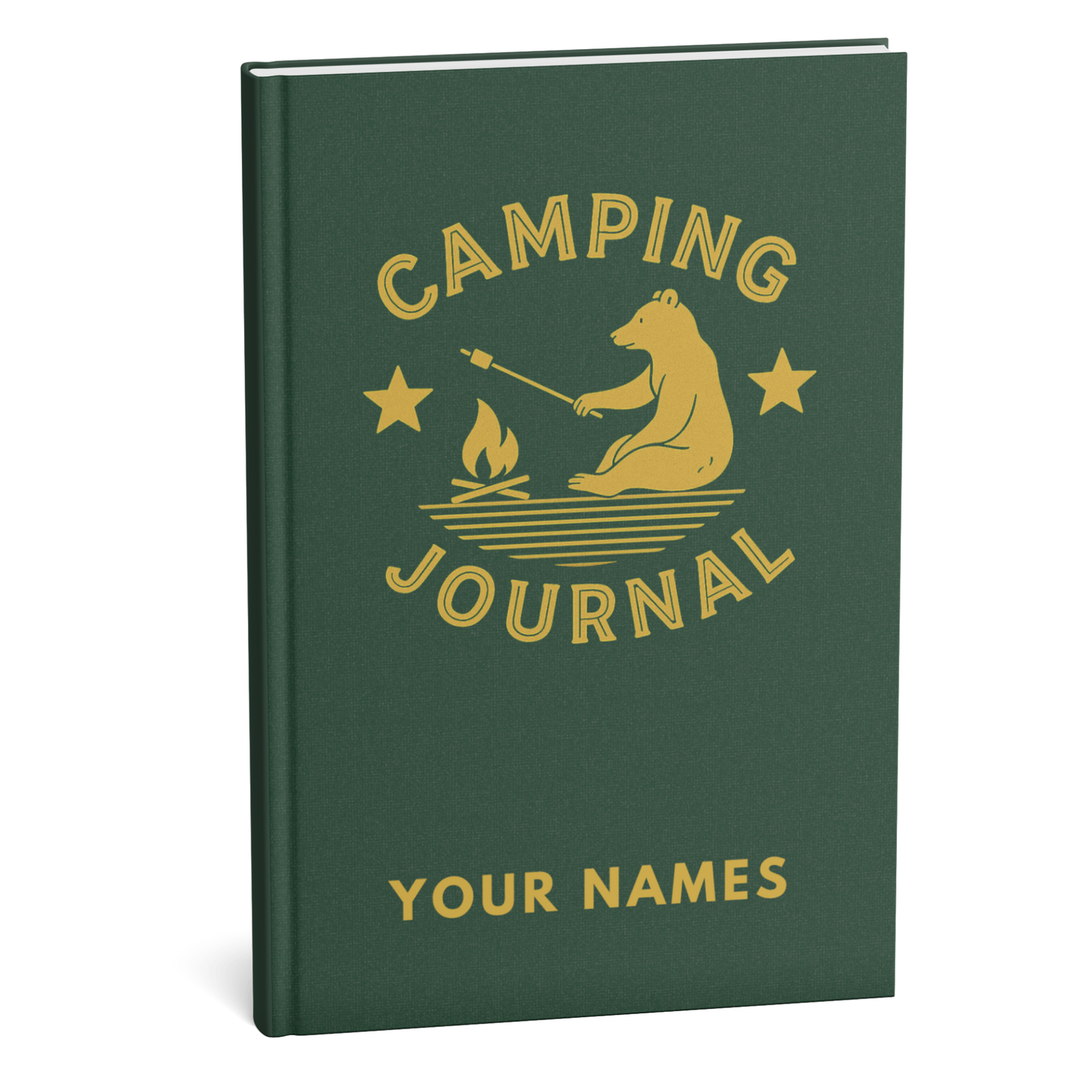 Personalized Camping Journal – Custom Logbook to Track 50+ Campsites