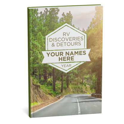 Personalized RV Travel Journal – Custom Camper Logbook with Checklists & Expense Tracker