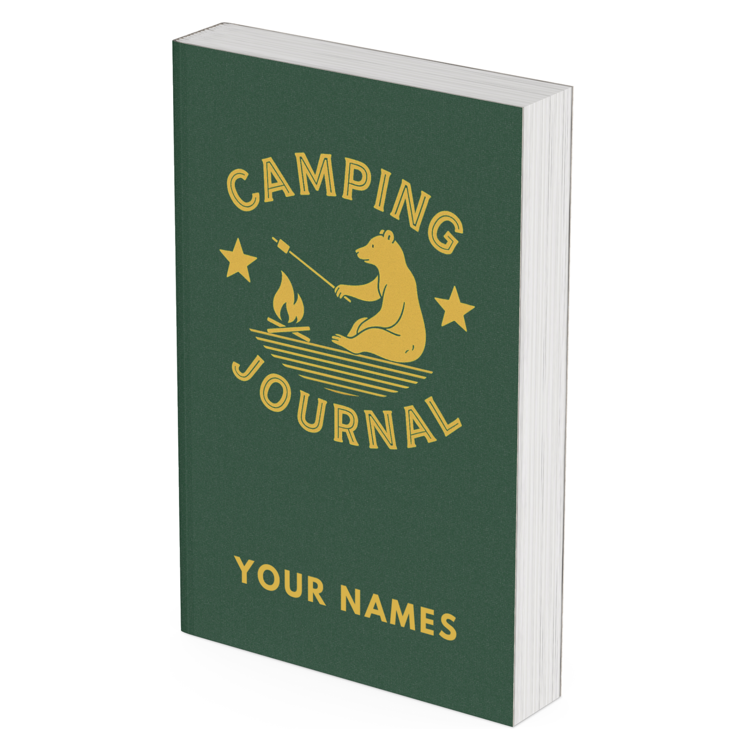 Personalized Camping Journal – Custom Logbook to Track 50+ Campsites