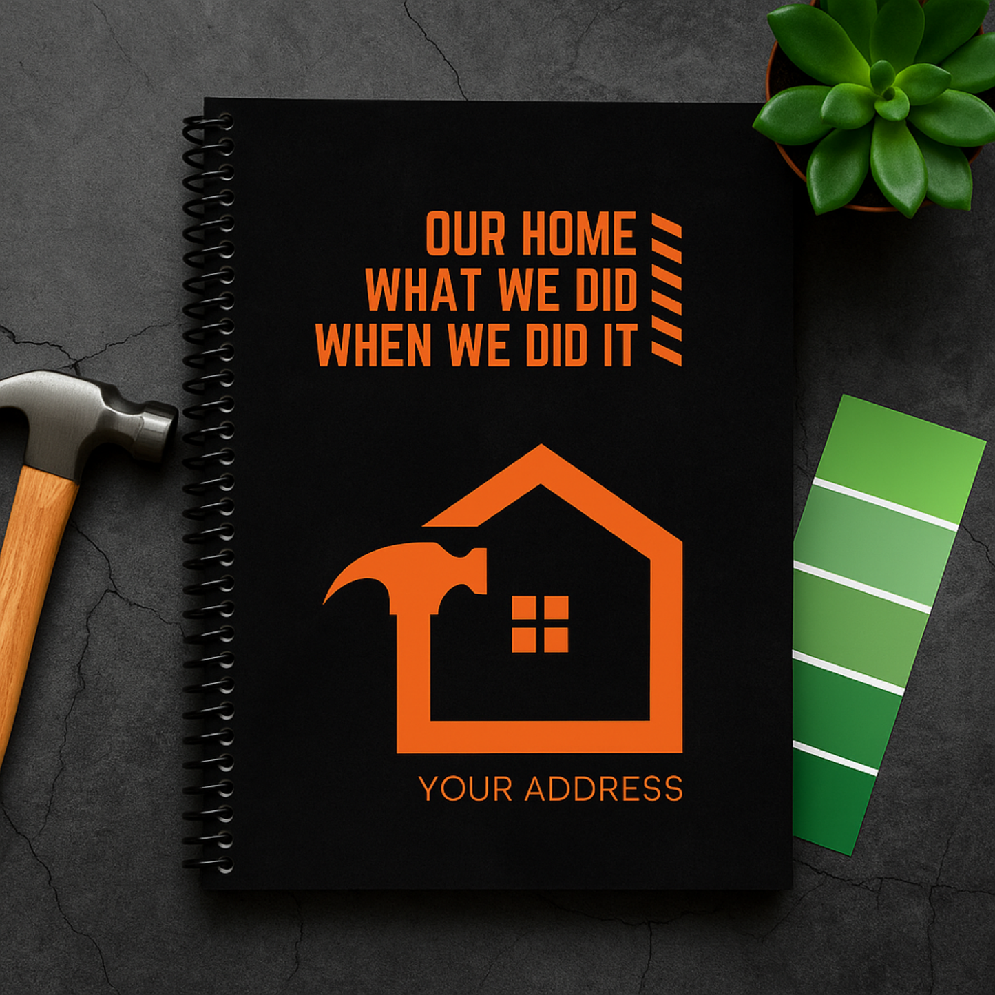 home maintenance log, home repair journal, home improvement tracker, house project planner, maintenance checklist, diy home planner, renovation planner, appliance log book, house repair tracker, track home repairs, new homeowner gift, housewarming book, real estate closing gift, spiral home log, house project log, custom home binder, home binder book, homeowner gift, new home gift, gift for homeowner, first time homeowner, household planner, appliance tracker,
