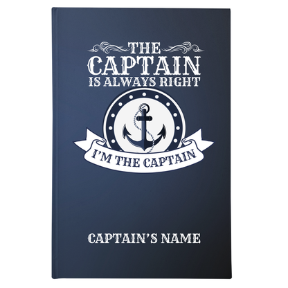 Captains Log, Boat Logbook, Nautical Diary, Boating Journal, Marine Log, Sailors Log, Yacht Logbook, Personalized Log, Boat Captain Gift, Sea Captain Log, Custom Logbook, Maritime Journal, Nautical Gift