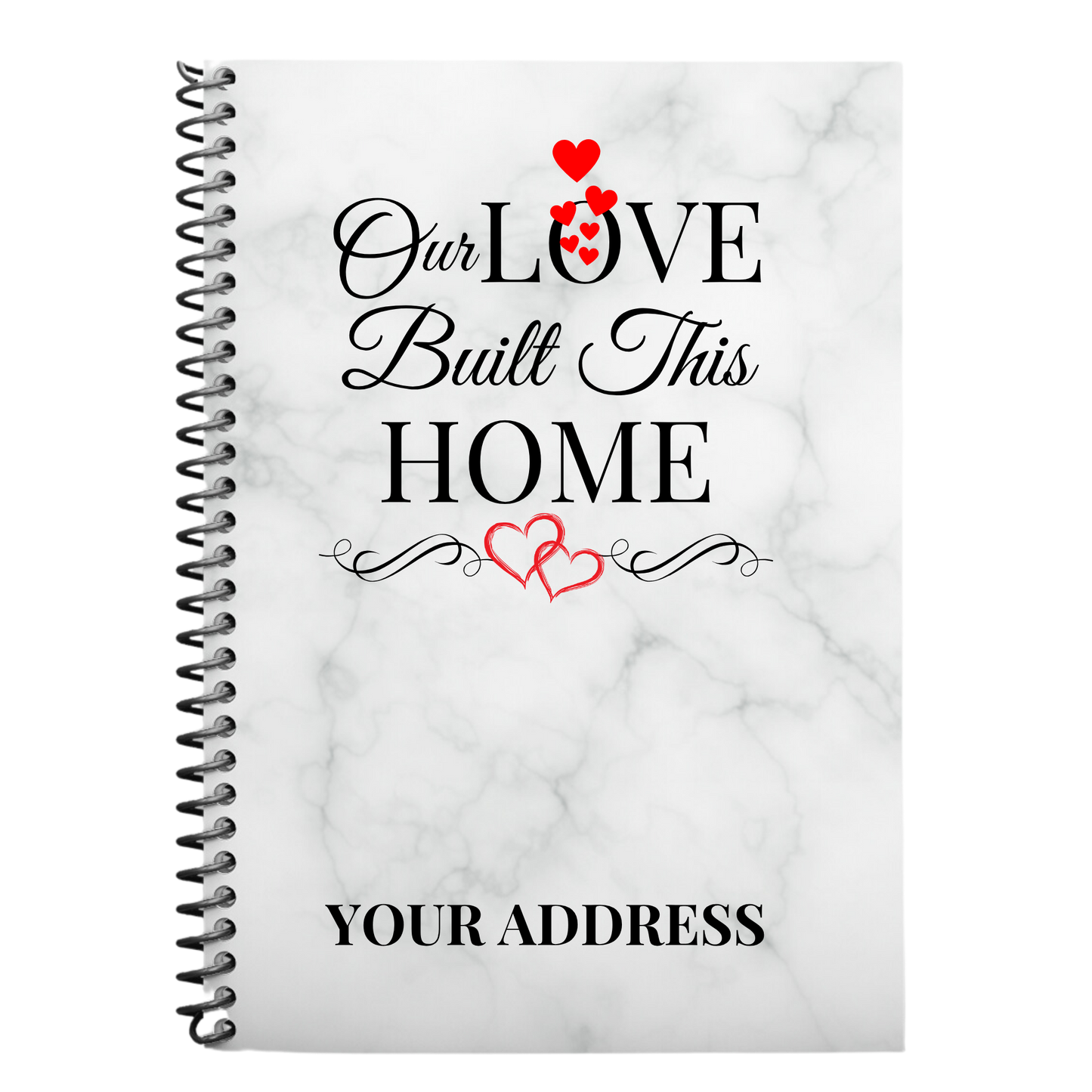 Custom Home Maintenance Log | Personalized House Project Planner, Home Repair Journal for Homeowners