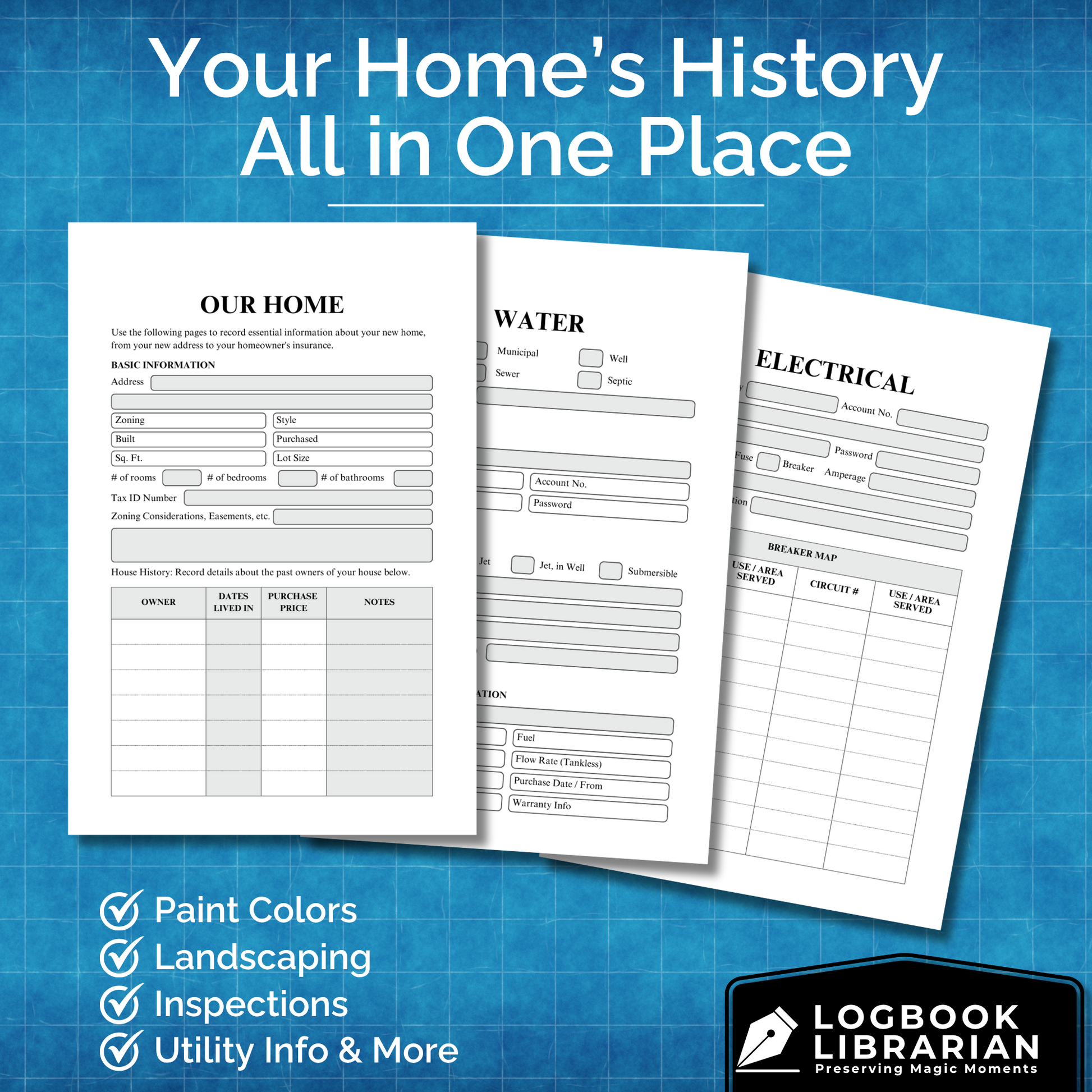 home maintenance log, home repair journal, home improvement tracker, house project planner, maintenance checklist, diy home planner, renovation planner, appliance log book, house repair tracker, track home repairs, new homeowner gift, housewarming book, real estate closing gift, spiral home log, house project log, custom home binder, home binder book, homeowner gift, new home gift, gift for homeowner, first time homeowner, household planner, appliance tracker, property maintenance, property repair tracker, 