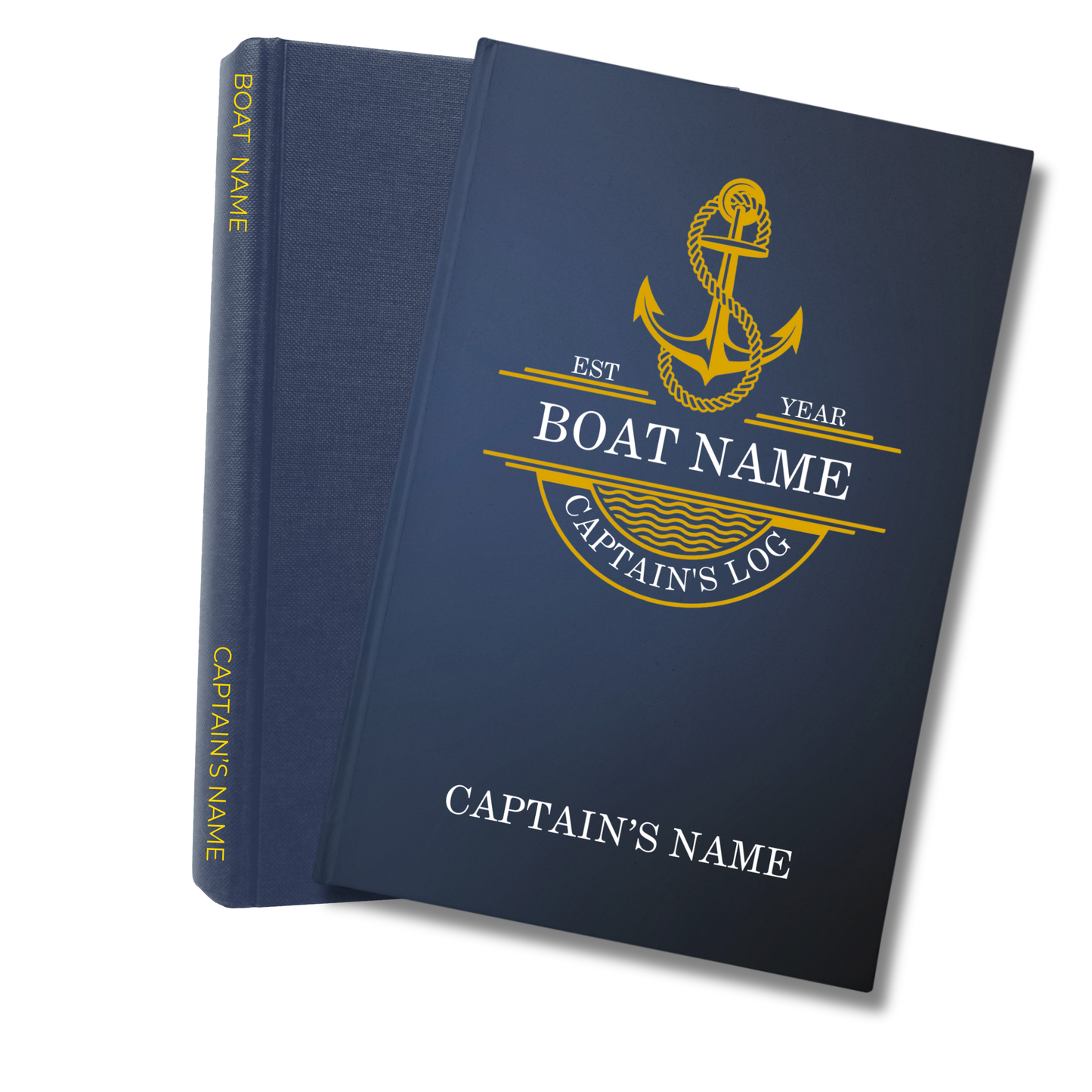 Captains Log Boat Logbook Nautical Diary Boating Journal Marine Log Sailors Log Yacht Logbook Personalized Log Boat Captain Gift Sea Captain Log Custom Logbook Maritime Journal Nautical Gift