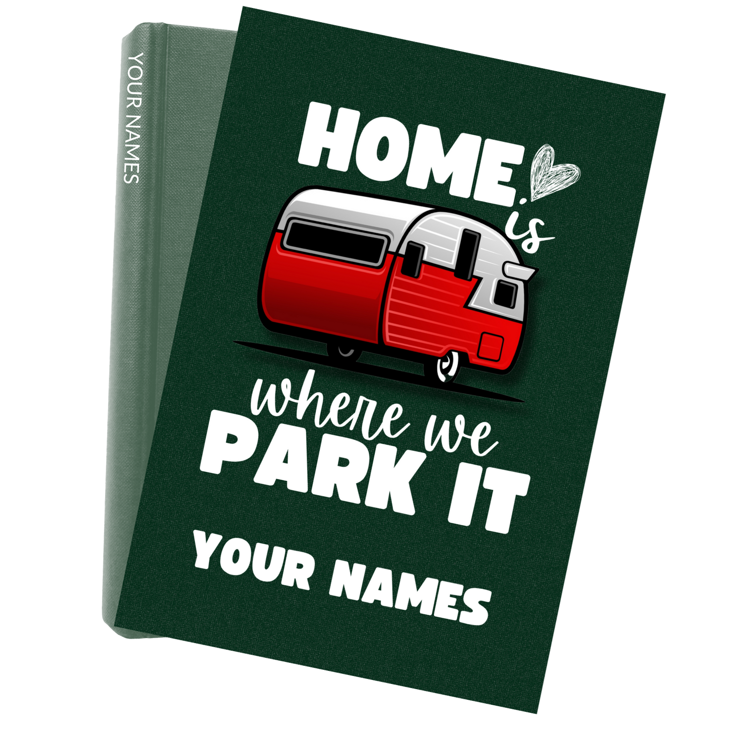 RV Travel Journal – Personalized Road Trip Log for Campers & Motorhome Owners Custom Checklists, Packing Lists, Campsite Tracker Unique Gift