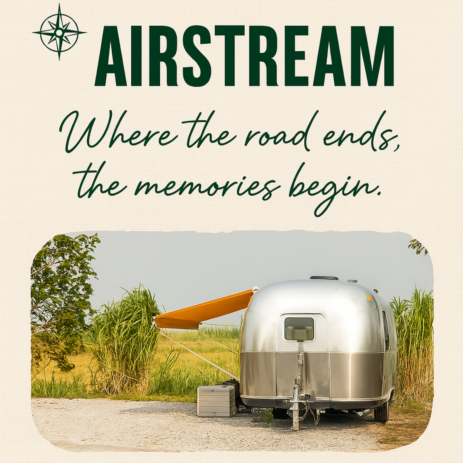 Capture every adventure in style with this Airstream RV Journal and Camping Logbook. Easily record campsite details, track mileage, plan meals, and document every RV trip. Thoughtfully designed with vintage-inspired details, this travel trailer memory book is the perfect keepsake for Airstream owners, full-time RVers, and camping enthusiasts who believe every mile is worth remembering.