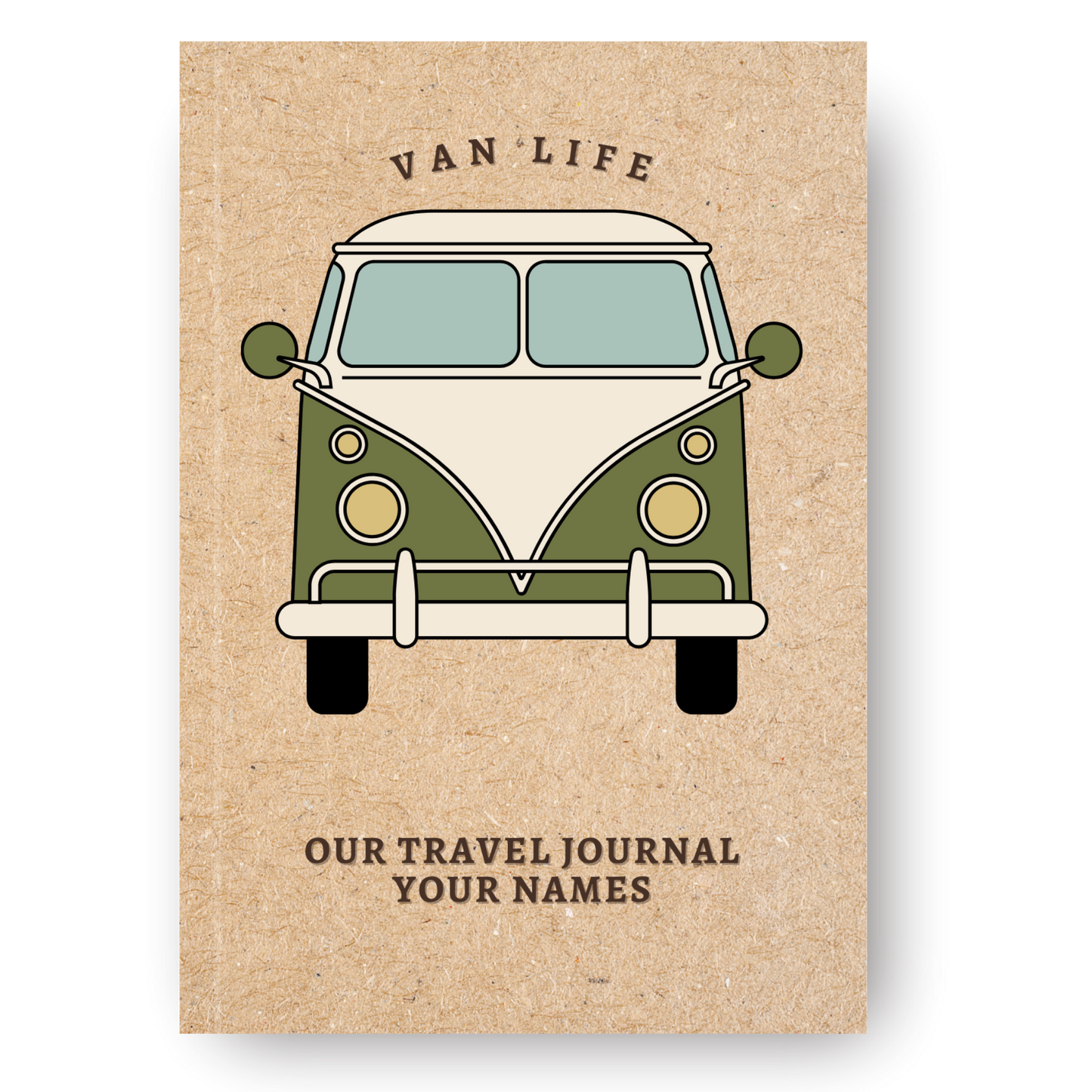 Personalized Van Life Journal, Custom RV Travel Logbook