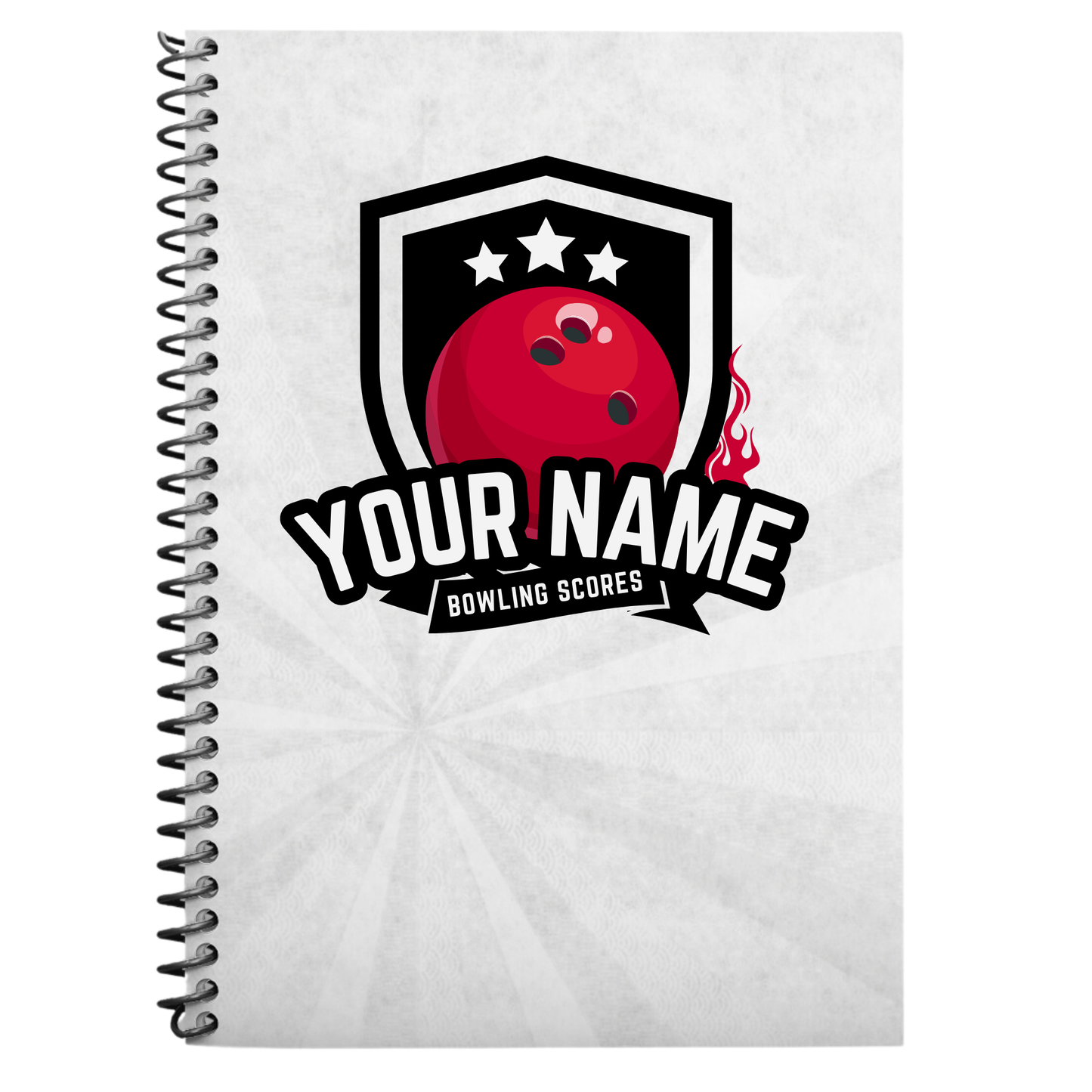 Custom Bowling Scorebook - Track Your Performance with Customizable Cover and Detailed Templates