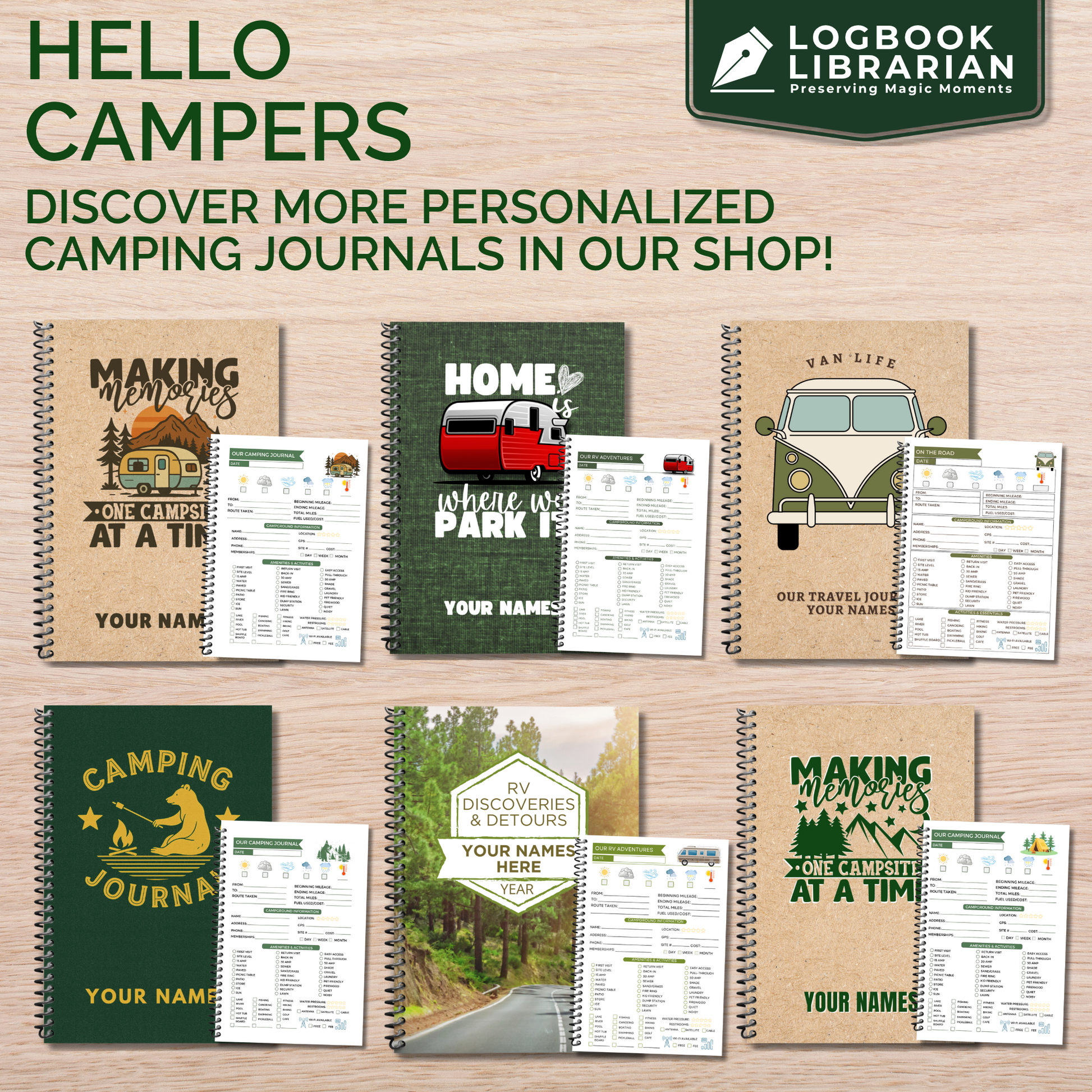 Camping log book, Campground journal, RV logbook, Travel journal, Camping gift, Camper diary, Glamping planner, Tent camping tracker, Campsite review notebook, Outdoor adventure journal, Camping notebook spiral bound, RV trip planner, Camp journal, Camping journal, RV gift, Camp gift, Camp gift for man, Camper gift, Camping logbook, Campground log book, Camping gifts, Camping accessories, RV gifts