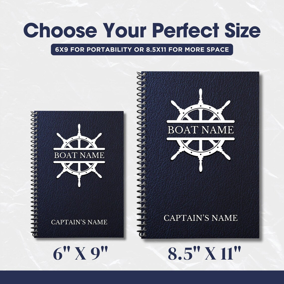 Captains Log
Boat Logbook
Nautical Diary
Boating Journal
Marine Log
Sailors Log
Yacht Logbook
Personalized Log
Boat Captain Gift
Sea Captain Log
Custom Logbook
Maritime Journal
Nautical Gift