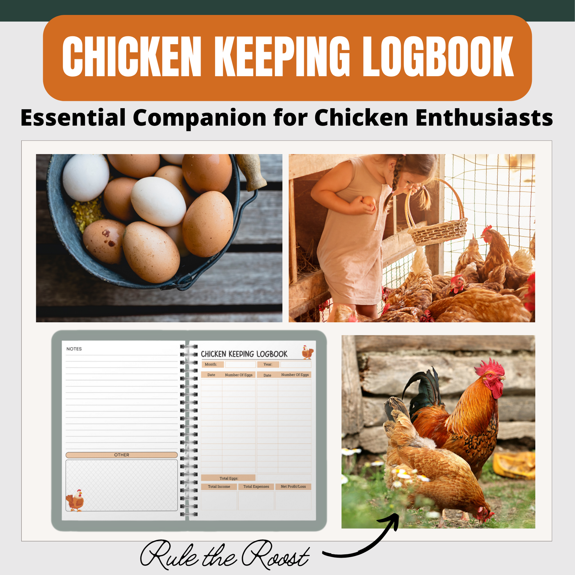 chicken book
backyard chickens
egg sales record book
raising chickens book
backyard homesteading
chicken tracker
egg laying
raising backyard chickens
chicken notebook
chicken keeping
chicken care
chicken journal
chicken coop book