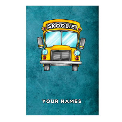 Skoolie Journal Travel Logbook | Bus Conversion Trip Planner, Memory Book, Packing List | Skoolie Life Adventure Diary