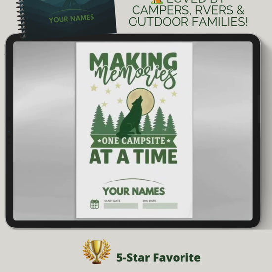 Camping log book, Campground journal, RV logbook, Travel journal, Camping gift, Camper diary, Glamping planner, Tent camping tracker, Campsite review notebook, Outdoor adventure journal, Camping notebook spiral bound, RV trip planner, Camp journal, Camping journal, RV gift, Camp gift, Camp gift for man, Camper gift, Camping logbook, Campground log book, Camping gifts, Camping accessories, RV gifts