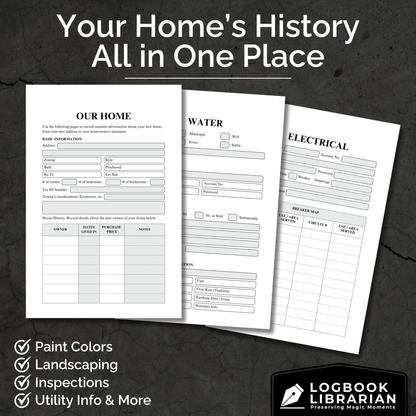 home maintenance log, home repair journal, home improvement tracker, house project planner, maintenance checklist, diy home planner, renovation planner, appliance log book, house repair tracker, track home repairs, new homeowner gift, housewarming book, real estate closing gift, spiral home log, house project log, custom home binder, home binder book, homeowner gift, new home gift, gift for homeowner, first time homeowner, household planner, appliance tracker,
