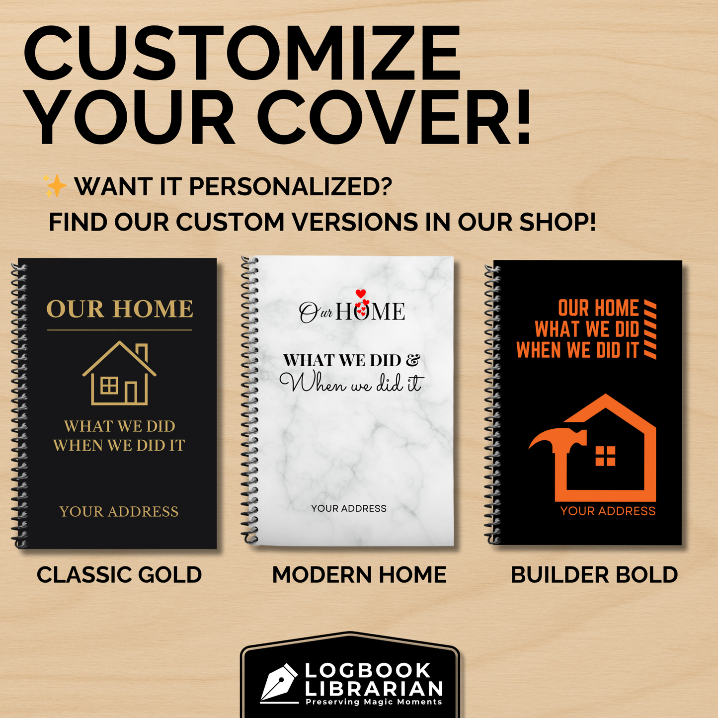 Home Maintenance Log, House Repair Tracker, Home Repair Journal, Maintenance Checklist, Homeowner Gift, House Project Log, Repair Organizer, New Home Gift, DIY Home Planner, Appliance Tracker, Property Maintenance, Real Estate Closing, First Time Homeowner, Home Binder Book, House History Record