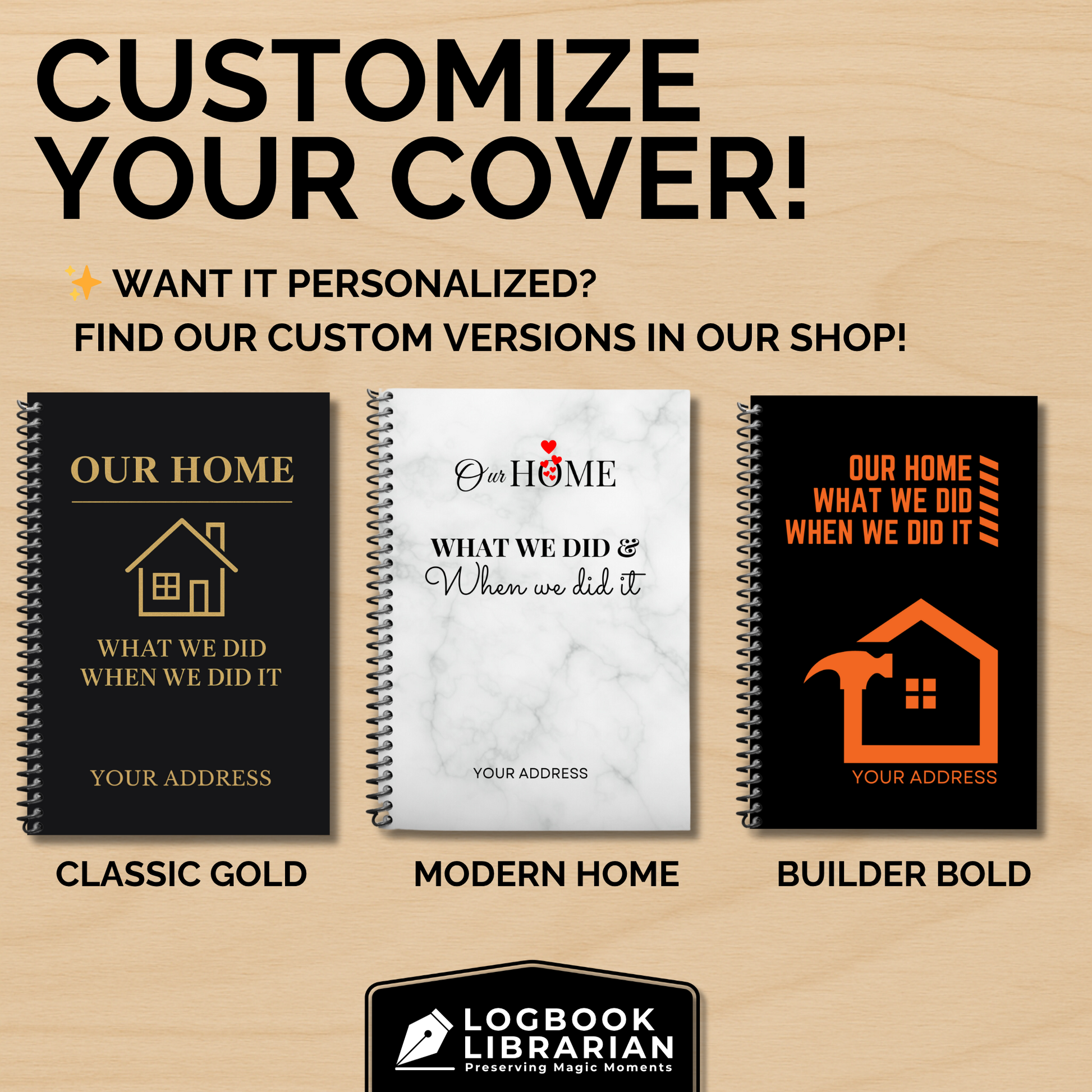 Home Maintenance Log, House Repair Tracker, Home Repair Journal, Maintenance Checklist, Homeowner Gift, House Project Log, Repair Organizer, New Home Gift, DIY Home Planner, Appliance Tracker, Property Maintenance, Real Estate Closing, First Time Homeowner, Home Binder Book, House History Record