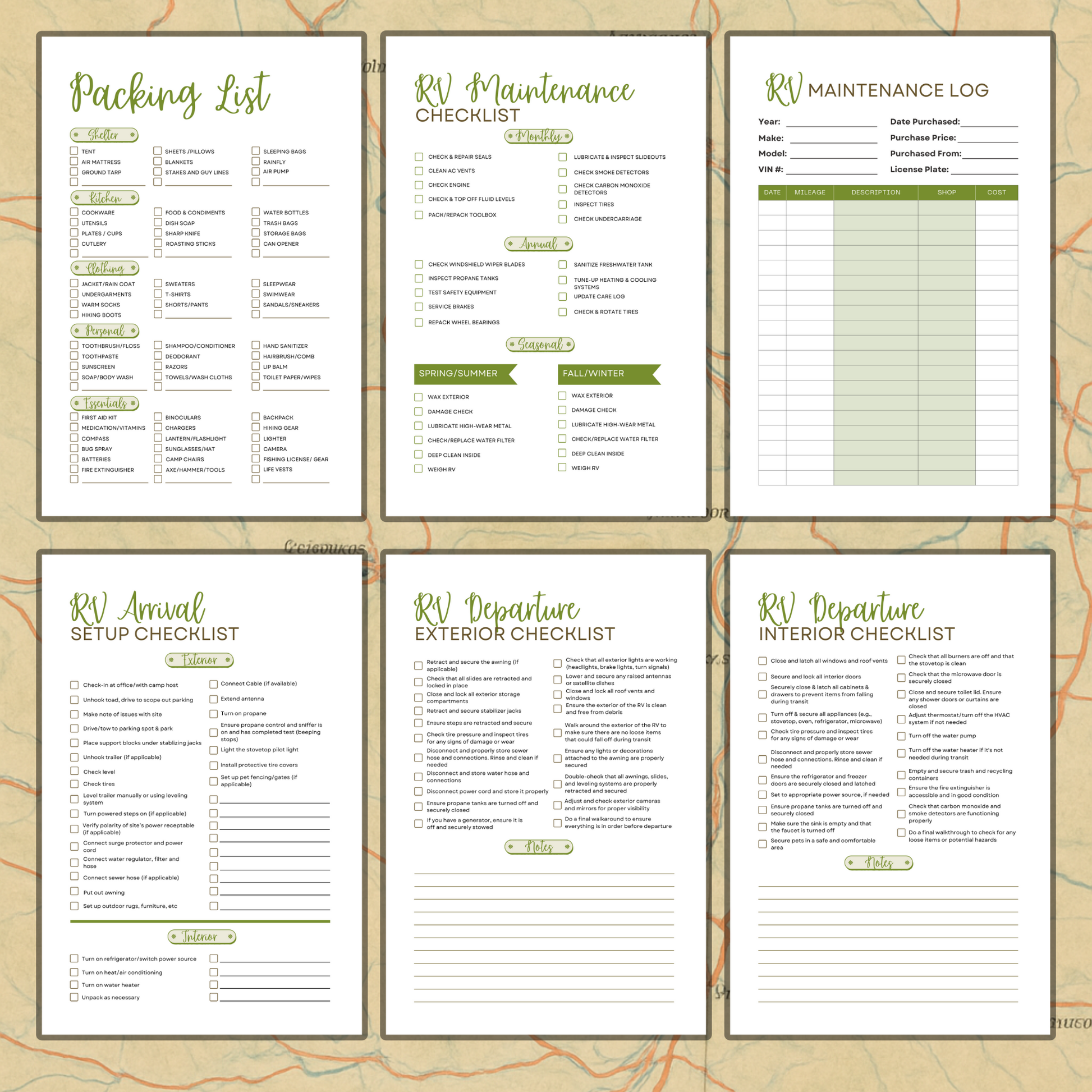 RV travel journal and camping logbook to track road trips, campsites, and memories. This RV life trip planner and adventure log makes a thoughtful gift for couples, retirees, and campers. A unique travel memory book and camping gift idea for RV enthusiasts.