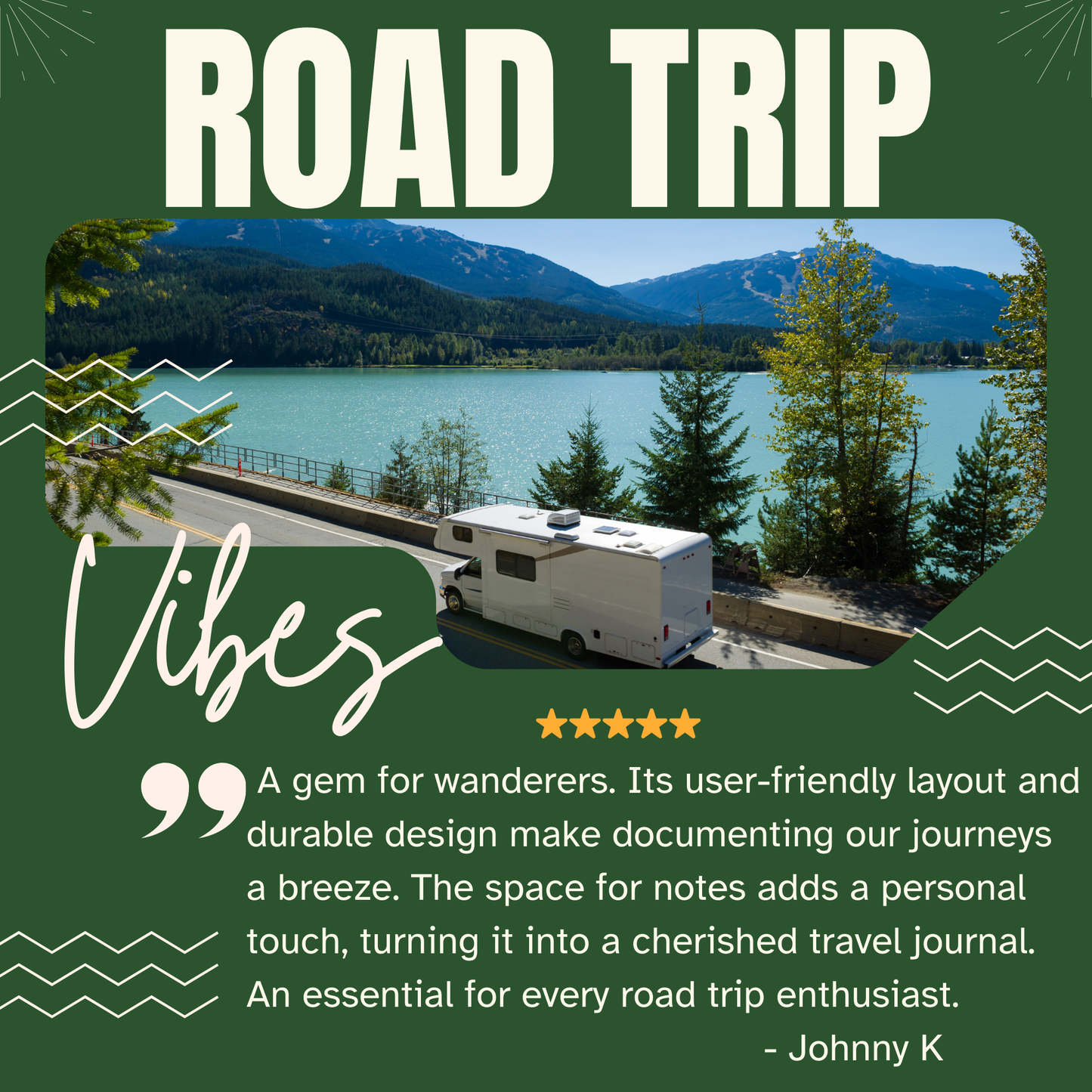 Spiral-Bound RV Journal & Planner: Your Ultimate Companion for RV Adventures | Camping Journal & RV Travel Logbook with Checklists | Ideal Gift for RV Owners